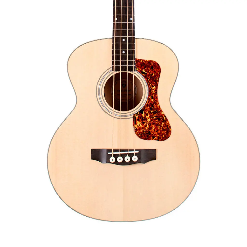 Guild Jumbo Junior Acoustic-Electric Bass Guitar W/Deluxe Gig Bag 1