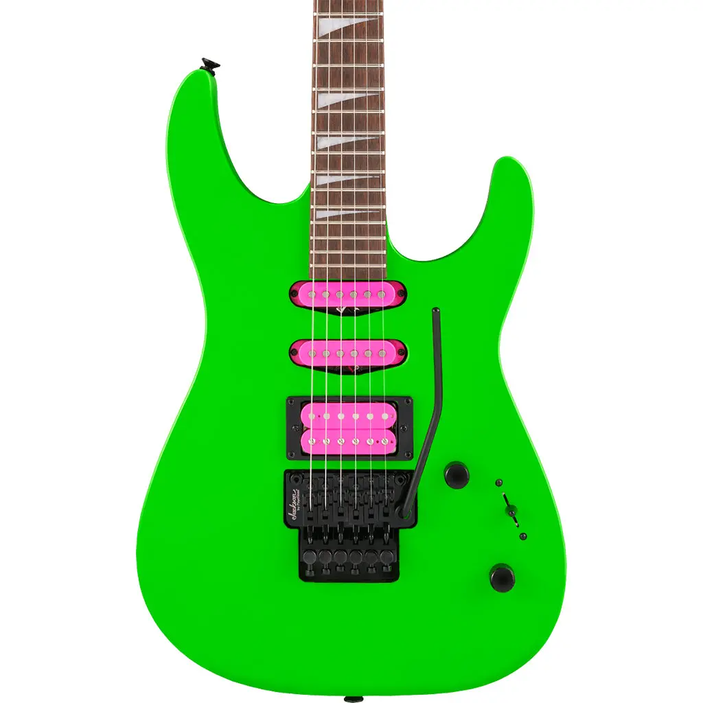 Jackson - X Series Dinky Dk3xr Hss - Laurel Fingerboard - Neon Green | Electric Guitars | 2910022525 1