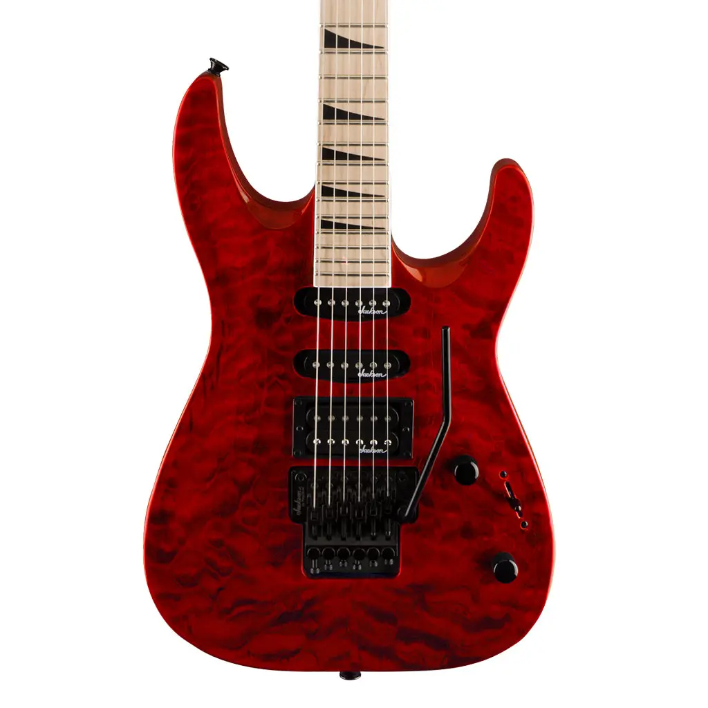 Jackson Js34q Dinky Dka Transparent Red 1