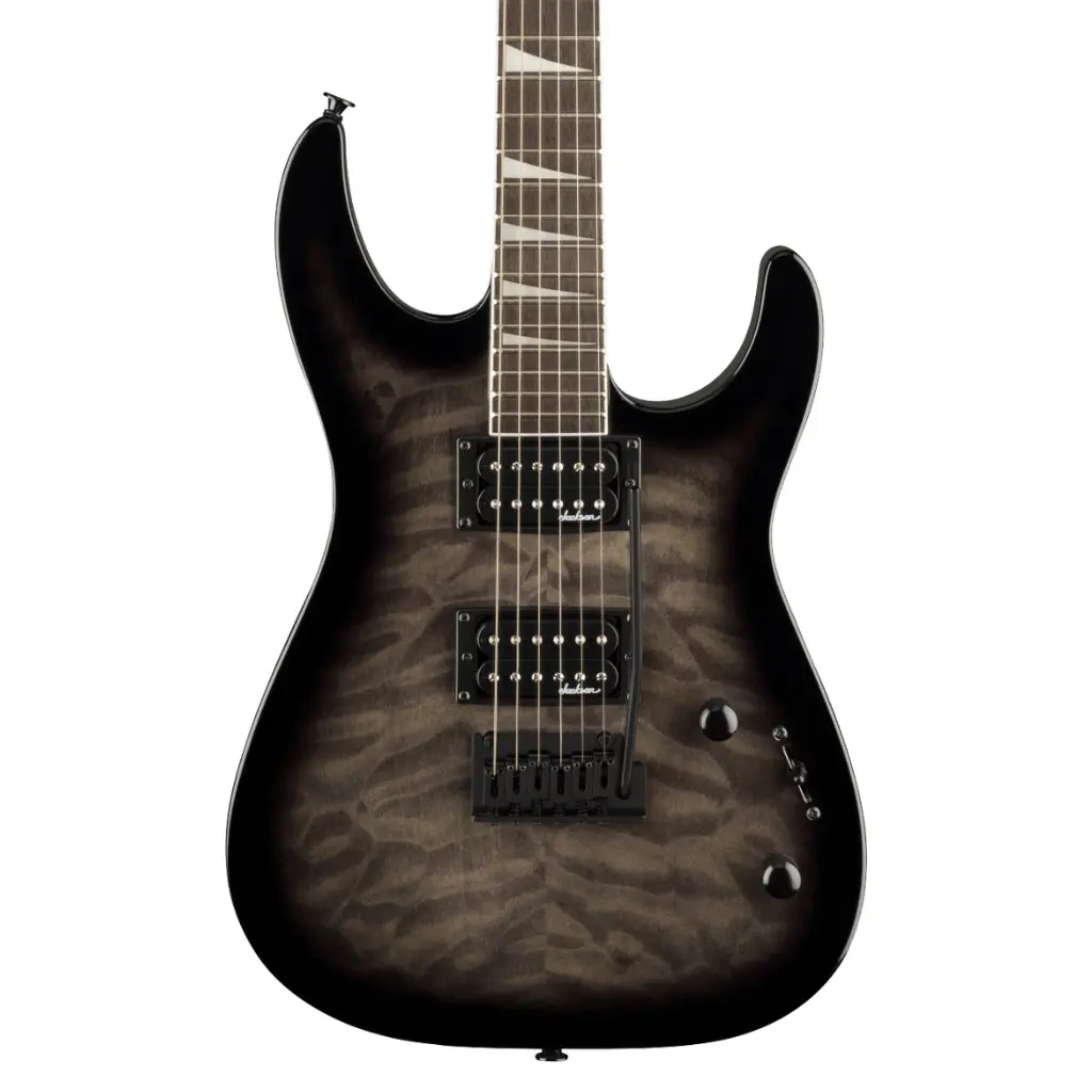 Jackson Js Series Dinky Js20 Dkq 2Pt In Transparent Black Burst 1