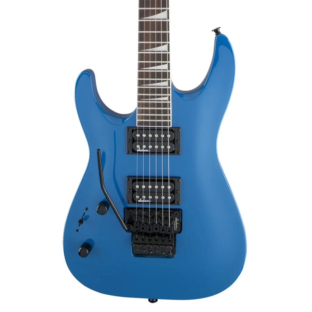Jackson Js32l Dinky Dka Left Handed Electric Guitar - Bright Blue, Amaranth Fretboard 1