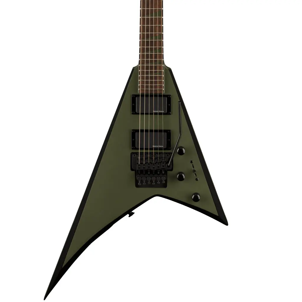 Jackson X Series Rhoads Rrx24, Laurel Fingerboard, Matte Army Drab With Black Bevels | Electric Guitars | 2913636520 1