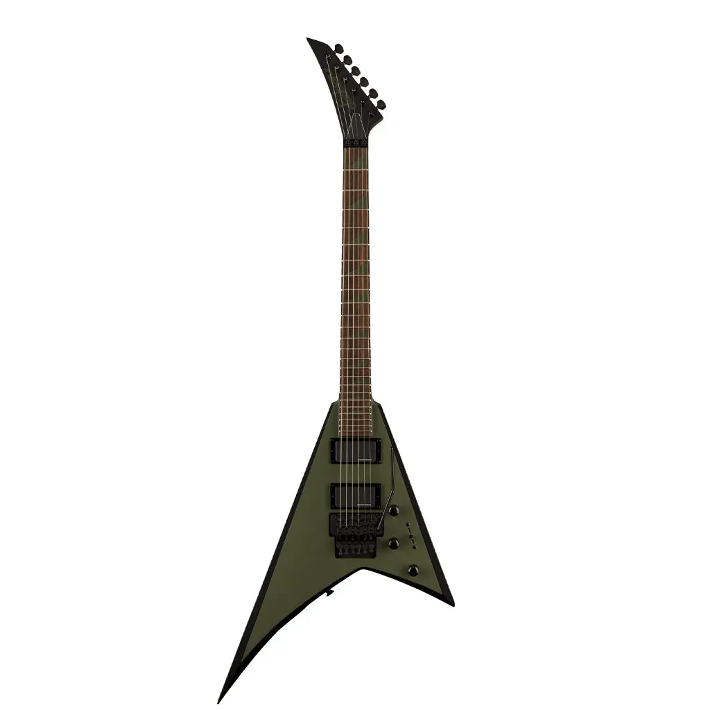 Jackson X Series Rhoads Rrx24, Laurel Fingerboard, Matte Army Drab With Black Bevels | Electric Guitars | 2913636520 2