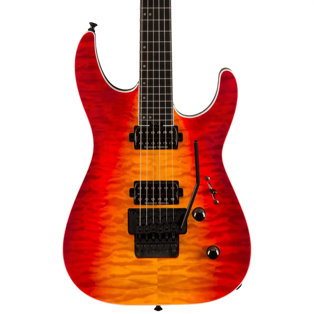 Jackson Pro Plus Series Dinky™ Dkaq, Ebony Fingerboard, Firestorm 1
