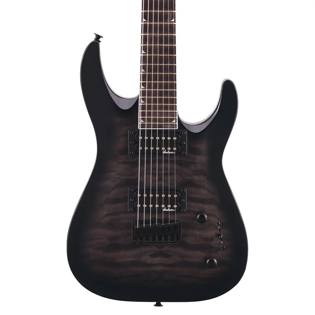 Jackson - Js Series Dinky Arch Top Js22q-7 Dka Ht, Amaranth Fingerboard, Transparent Black Burst | Electric Guitars | 2918804585 1