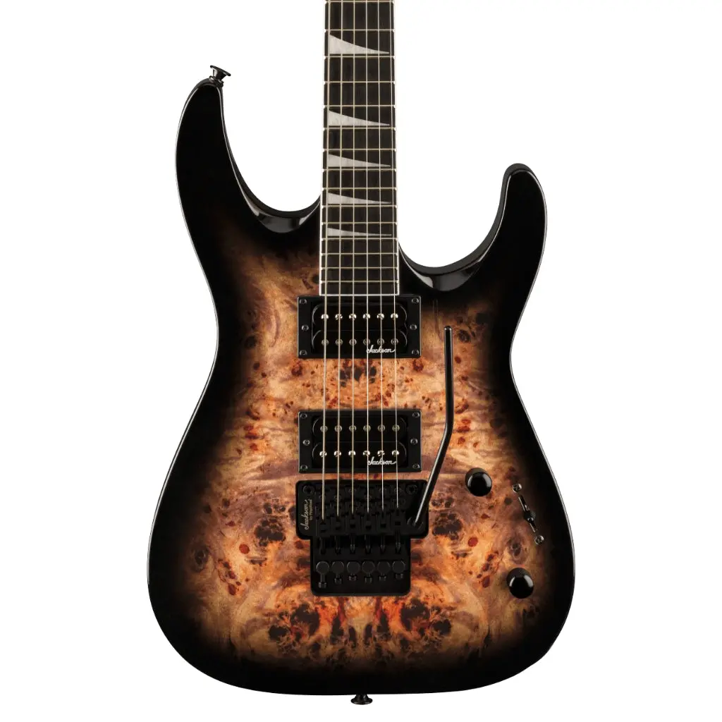 Jackson Js Series Dinky Js32 Dkap In Transparent Black Burst 1