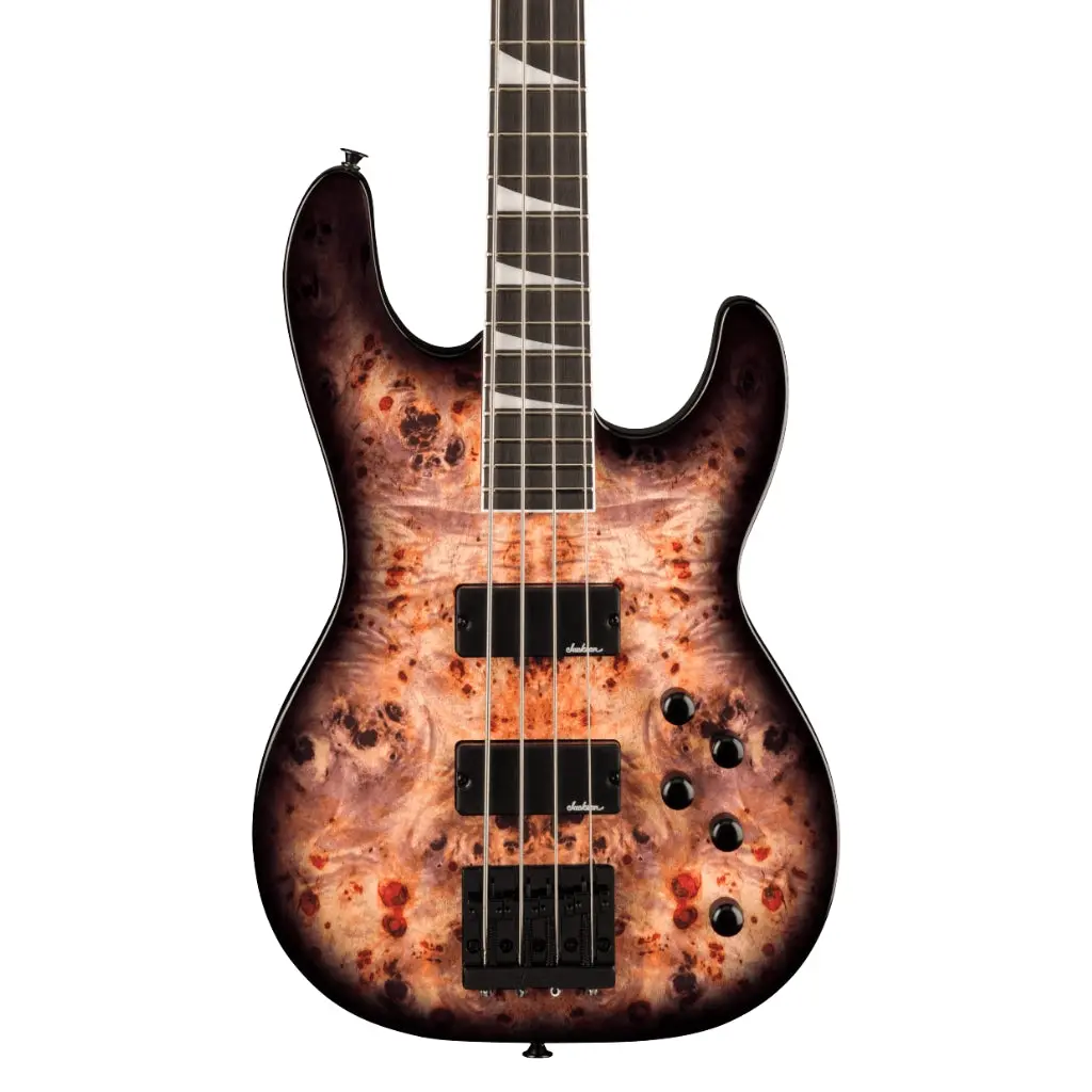 Jackson Js Series Concert Bass Cb Js3p In Transparent Black Burst 1