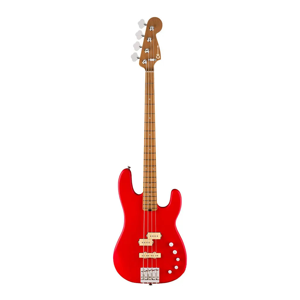Charvel Pro Mod San Dimas Bass Pj Iv Mah Satin Ferarri Red 2