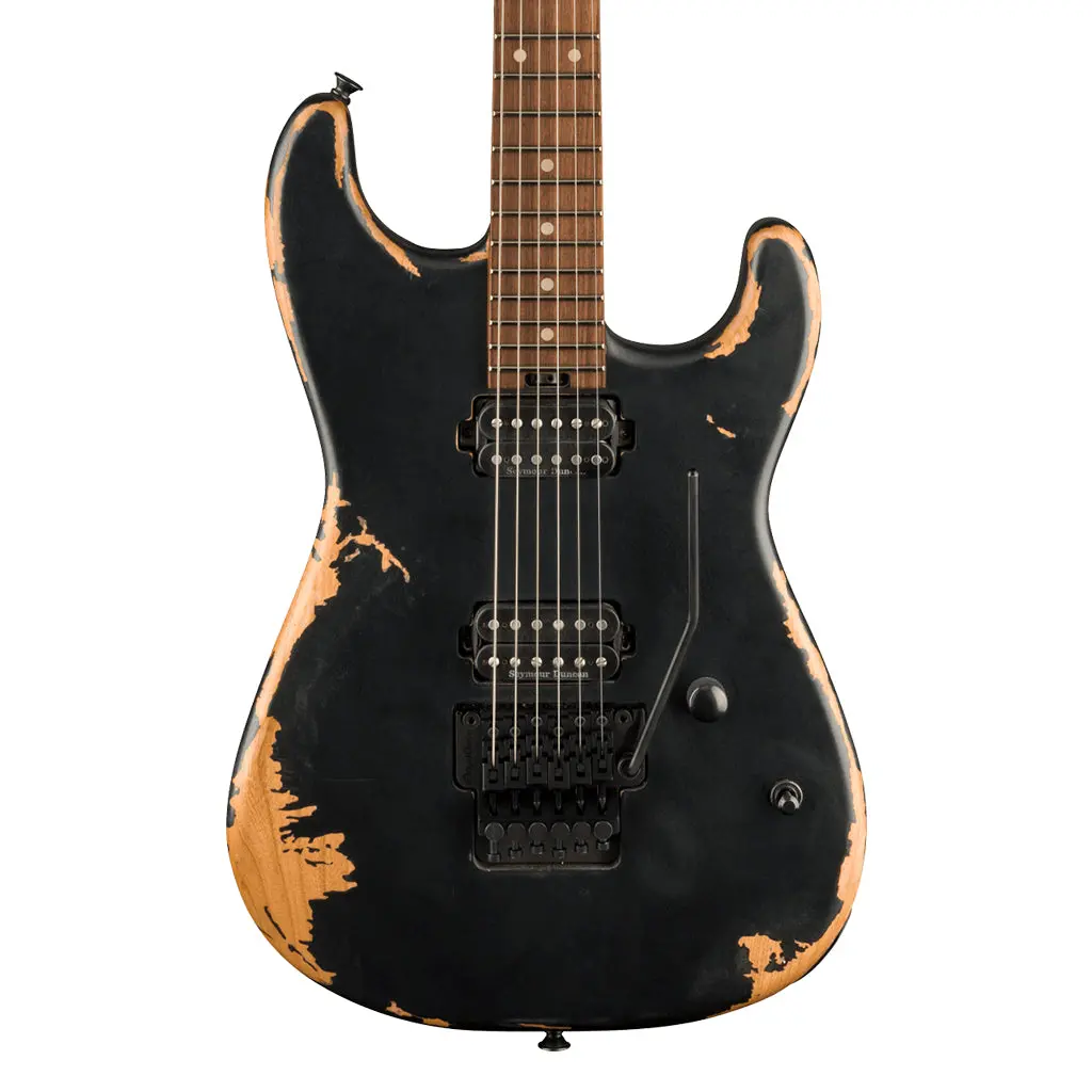 Charvel Pro Mod Relic San Dimas Style 1 Hh Fr Pf Weathered Black 1