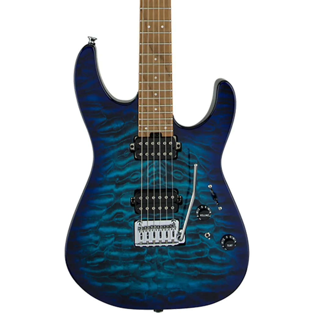 Charvel Pro Mod Dk24 - Chlorine Burst - Caramelised Maple Fingerboard 1