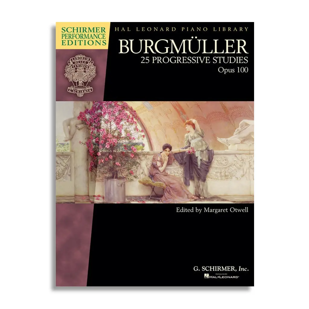Burgmuller - 25 Progressive Studies Op 100 Book Only Schirmer Performance Editions 1