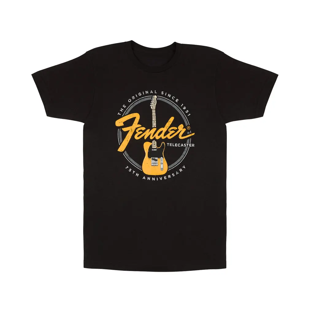 Fender Telecaster 75Th Telecaster Tee Vintage Black - Xl 1