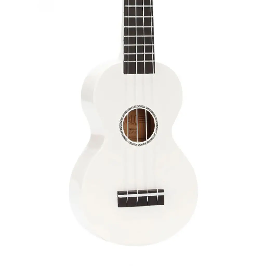 Mahalo Rainbow Soprano Ukulele - White 1
