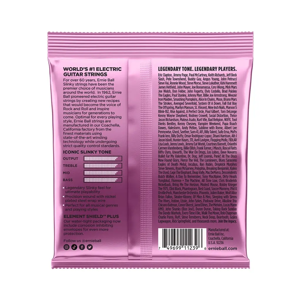 Ernie Ball Mega Slinky Nickel Wound 10.5-48 Electric Guitar Strings - 3 Pack 2