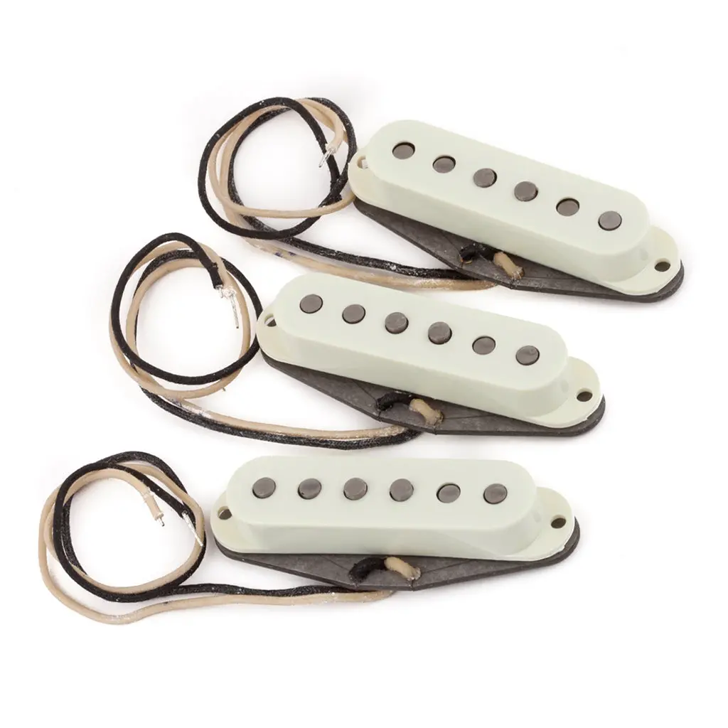 Fender - Pure Vintage '65 Strat Pickup Set - Vintage White 1
