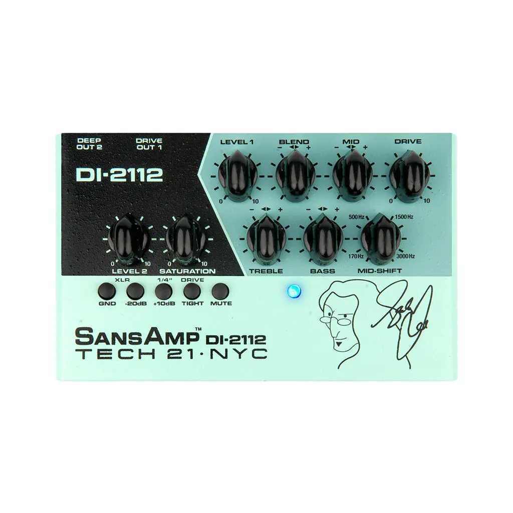 Tech 21 Geddy Lee Di-2112 Signature Sansamp Preamp Pedal 1