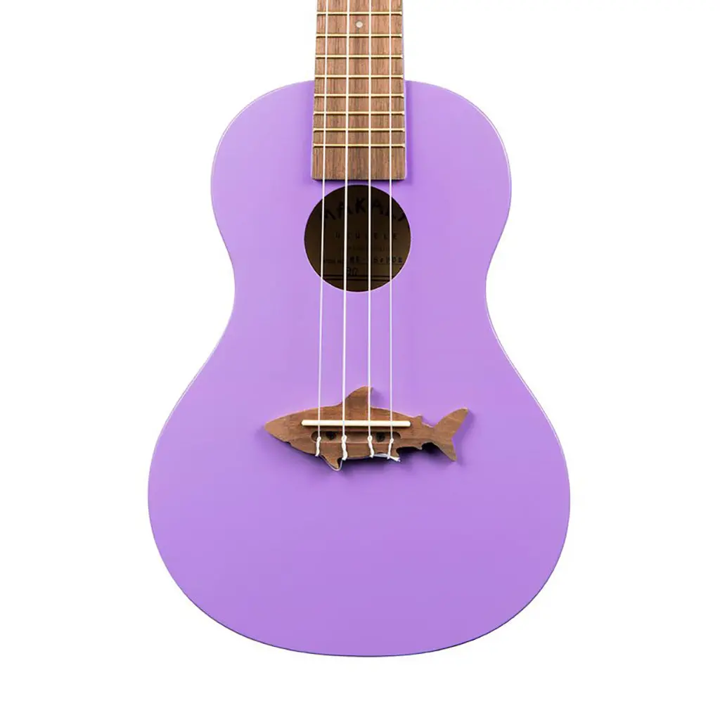 Makala Soprano Ukulele Shark Bridge - Purple 1