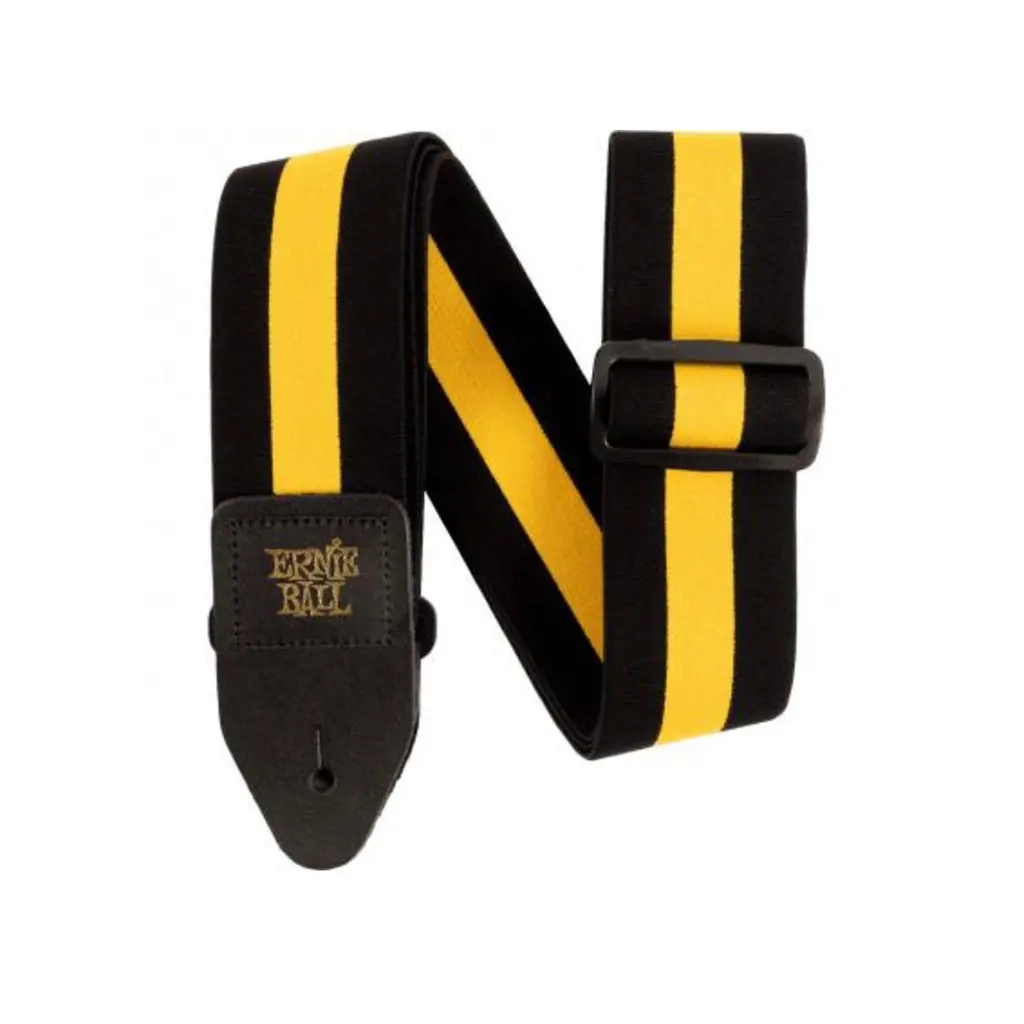 Ernie Ball Stretch Comfort Strap - Racer Yellow 1