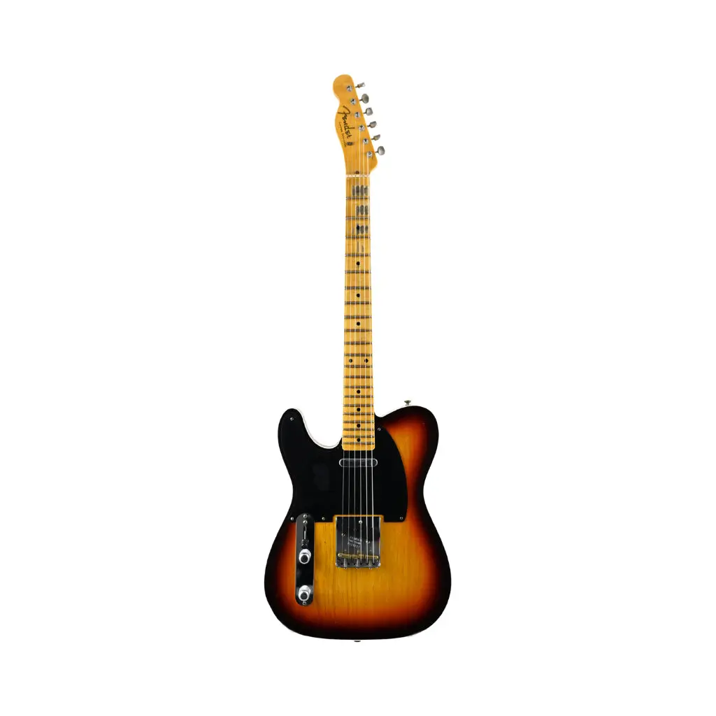 Fender Custom Shop '50S Twisted Telecaster Custom - Journeyman Relic - Left Handed - Chocolate 3 Colour Sunburst (Limited Edition) 2