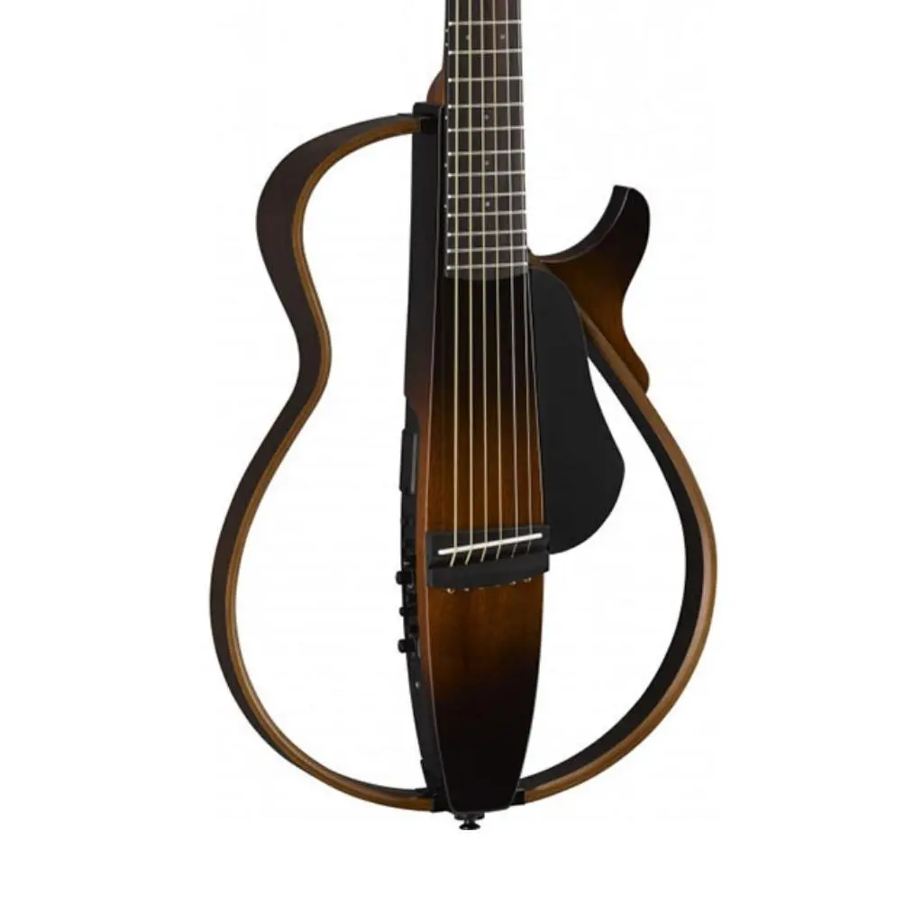 Yamaha Slg200stbs Silent Guitar Steel String – Tobacco Brown Sunburst 1