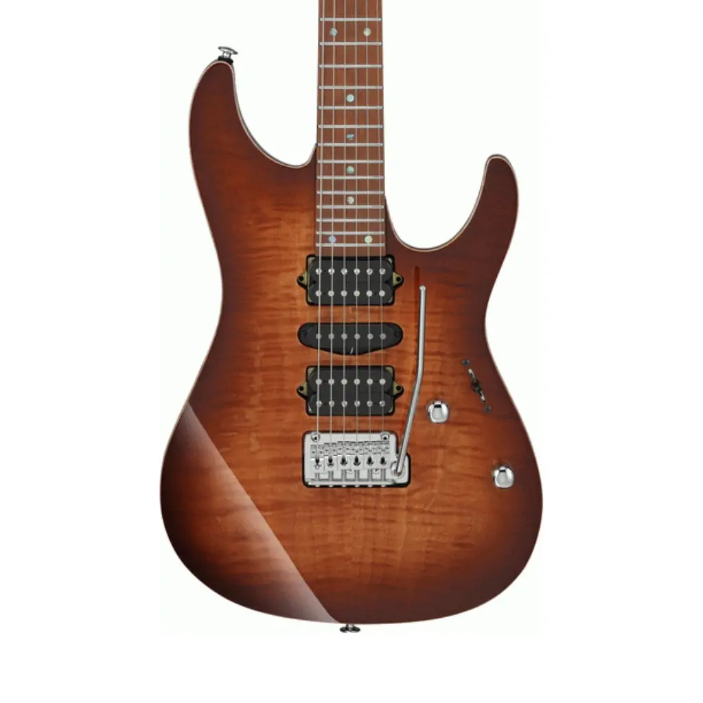 Ibanez - Az2407f Prestige Electric Guitar With Case - Brownish Sphalerite 1