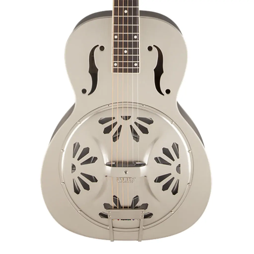 Gretsch - G9221 Bobtail™ Steel Round-Neck A.E., Steel Body Spider Cone Resonator Guitar, Fishman® Nashville Resonator Pickup 1