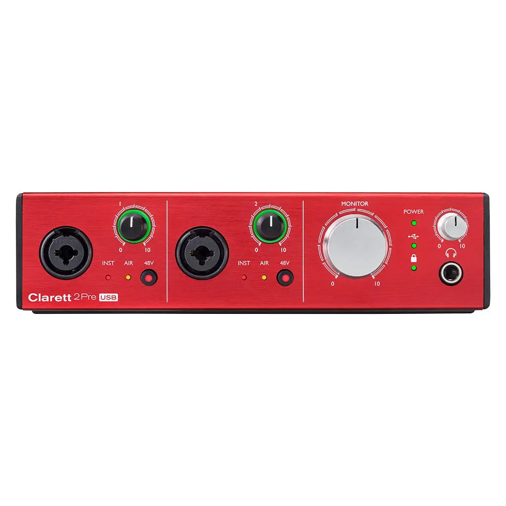 Focusrite Clarrett 2Pre Usb  10 In 4 Out Audio Interface 1