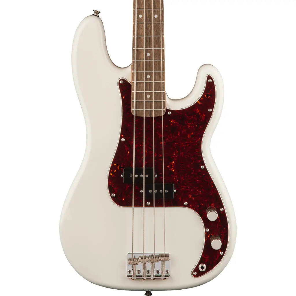 Squier Classic Vibe 60S Precision Bass - Olympic White - Laurel Fretboard 1