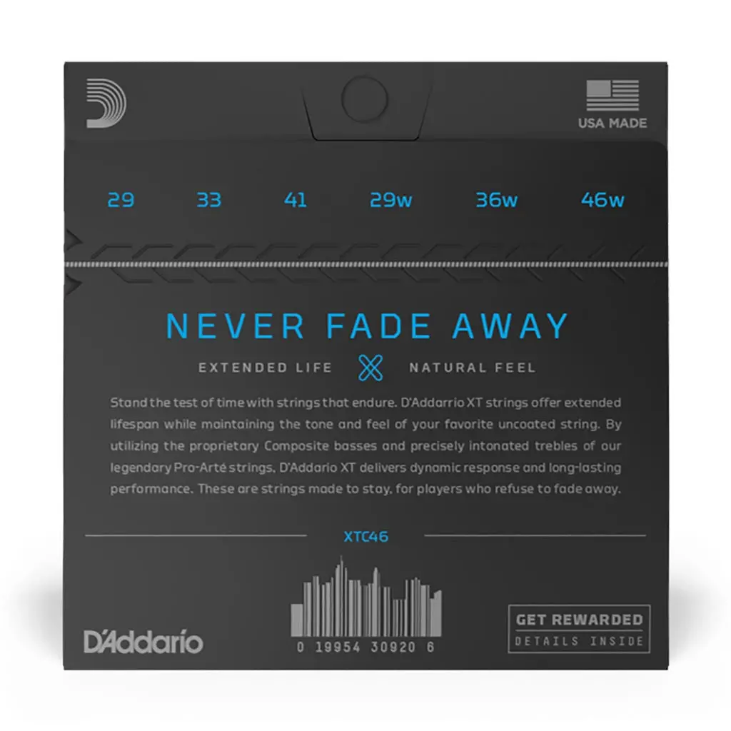 D'addario - Xtc46 - Xt Classical Guitar Hard Tension - Classical Guitar Strings 2