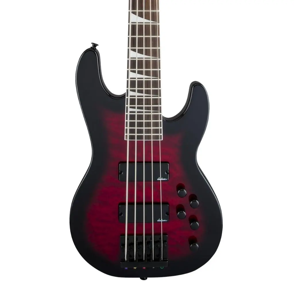 Jackson - Js Series Concert Bass Js3vq, Amaranth Fingerboard - Transparent Red Burst | Bass Guitars | 2919021502 1