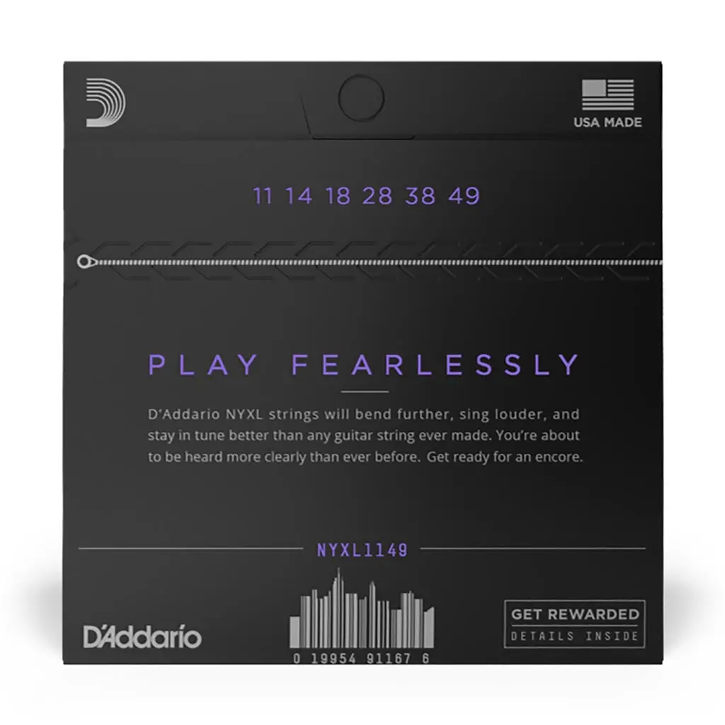 D'addario - Nyxl1149 - Nyxl 11-49 Nickel Wound Electric Guitars Strings, Medium - Electric Guitar Strings 2