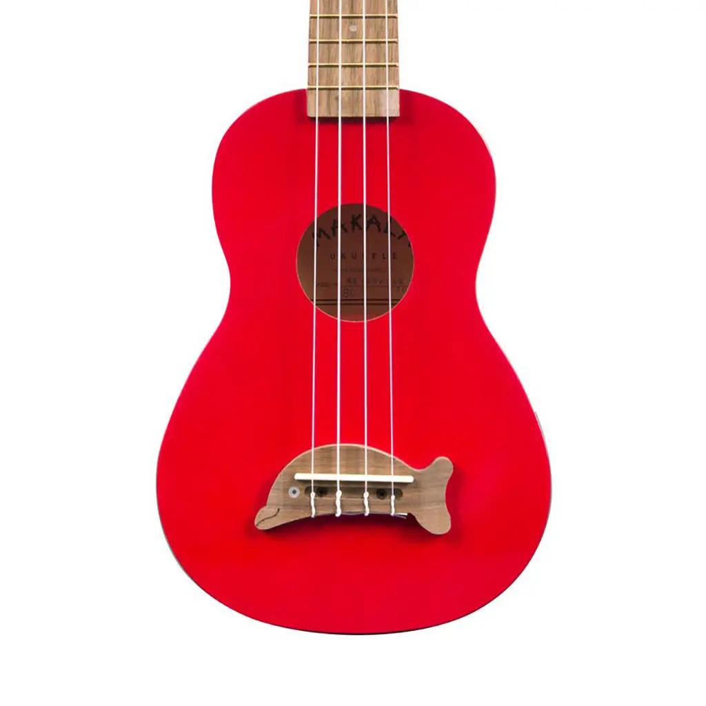 Makala Soprano Ukulele Dolphin Bridge - Red 1