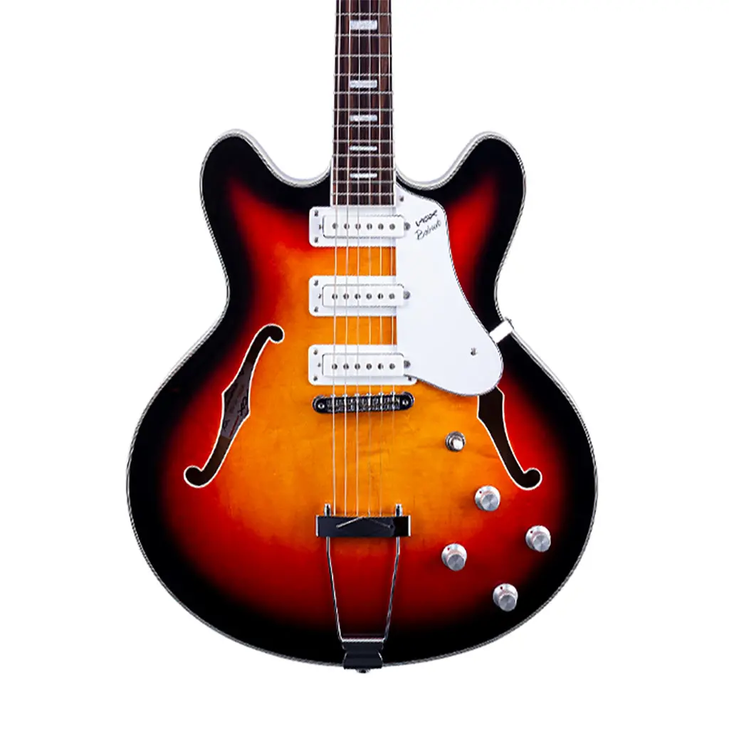 Vox - Bobcat S66 Semi Hollow Electric - Sunburst 1