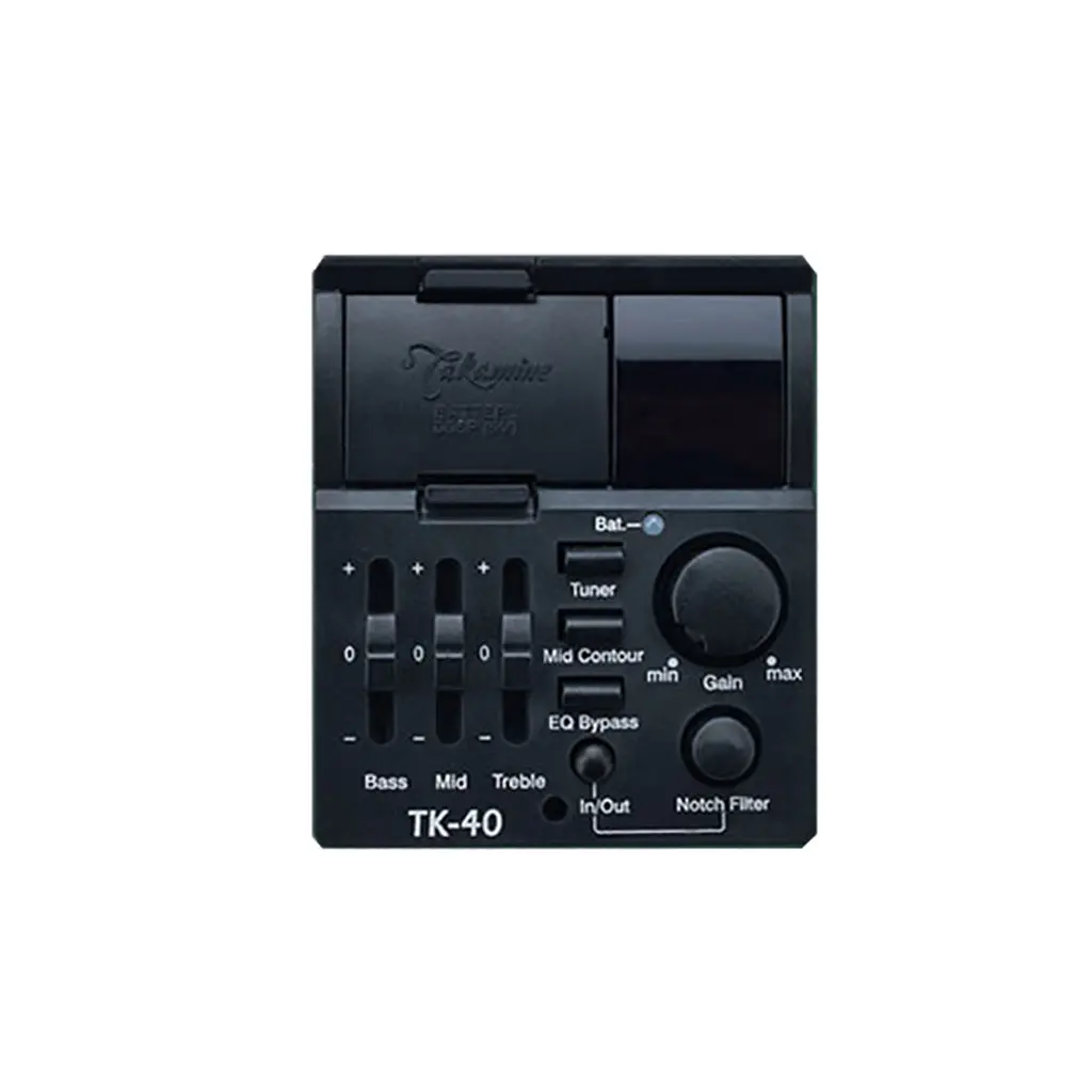 Takamine - Tk40 Acoustic Preamp - Black 1