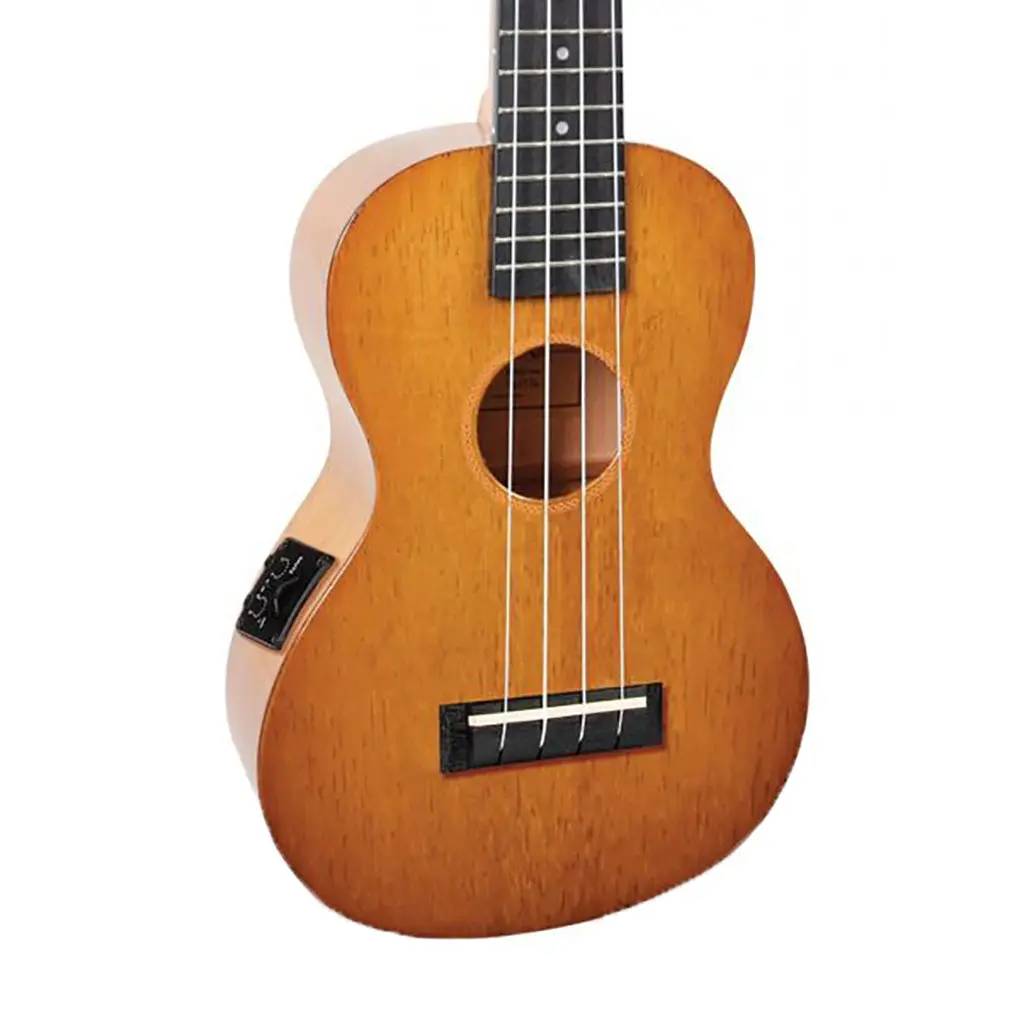 Mahalo Hano Concert Ukulele With Pickup - Vintage Natural Gloss 1