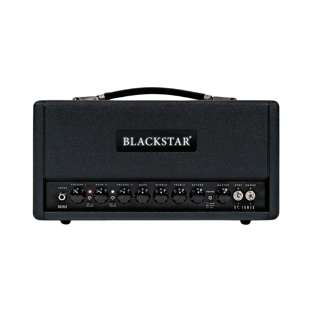 Blackstar St. James 50 6L6h Lightweight 50-Watt Head - Black 1