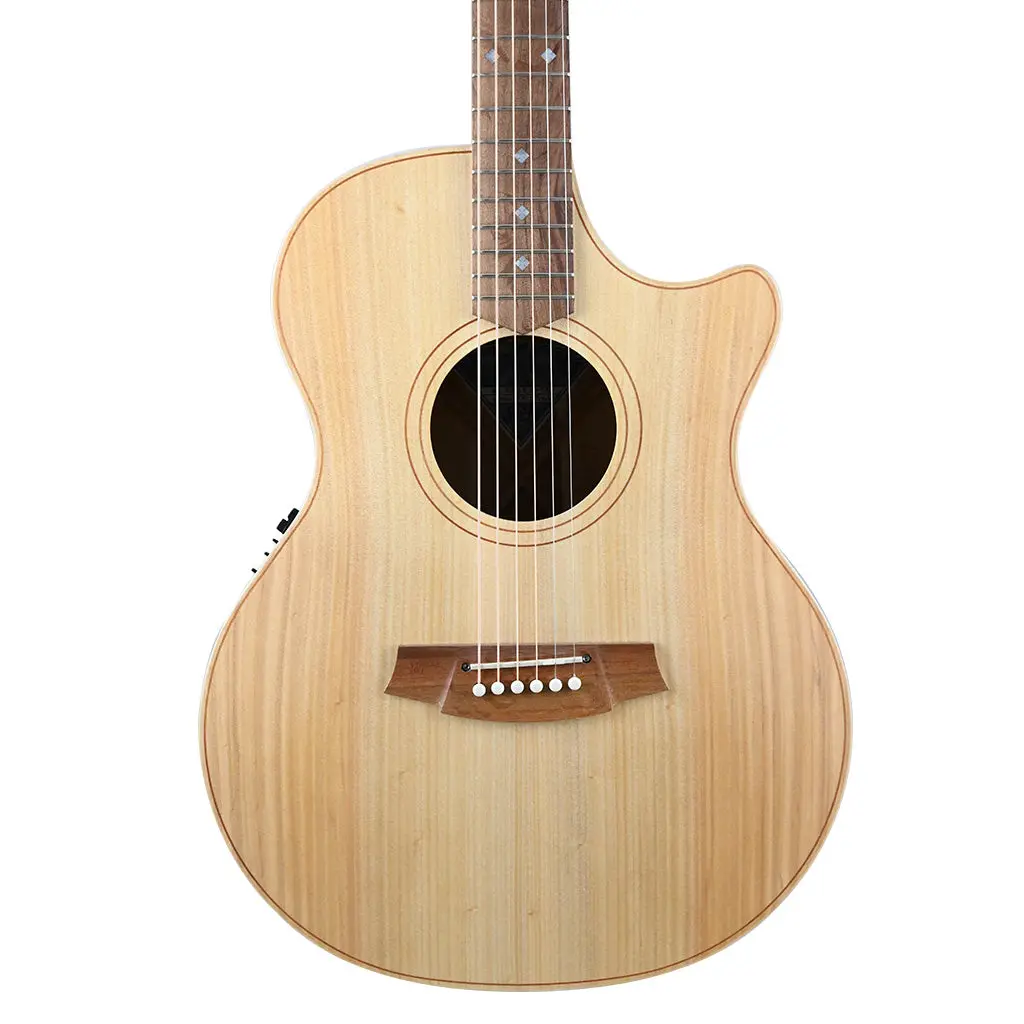 Cole Clark Angel 2 Cutaway - Bunya Blackwood - She Oak | Acoustic Guitars | Ccan2ec-Bb 1