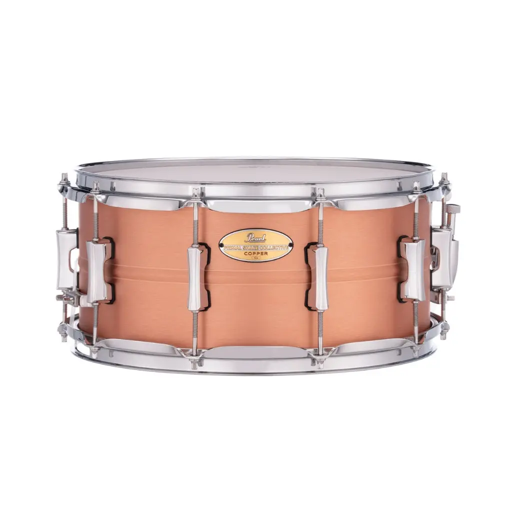 Pearl Primal Collective Snare Drum - 6.5 Inches X 14 Inches, Brushed Copper 1