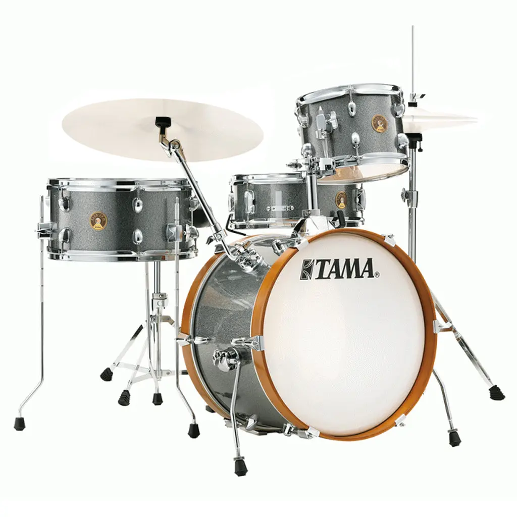 Tama Club-Jam 4-Piece Complete Kit With 18" Bass Drum And Hardware - Galaxy Silver 1