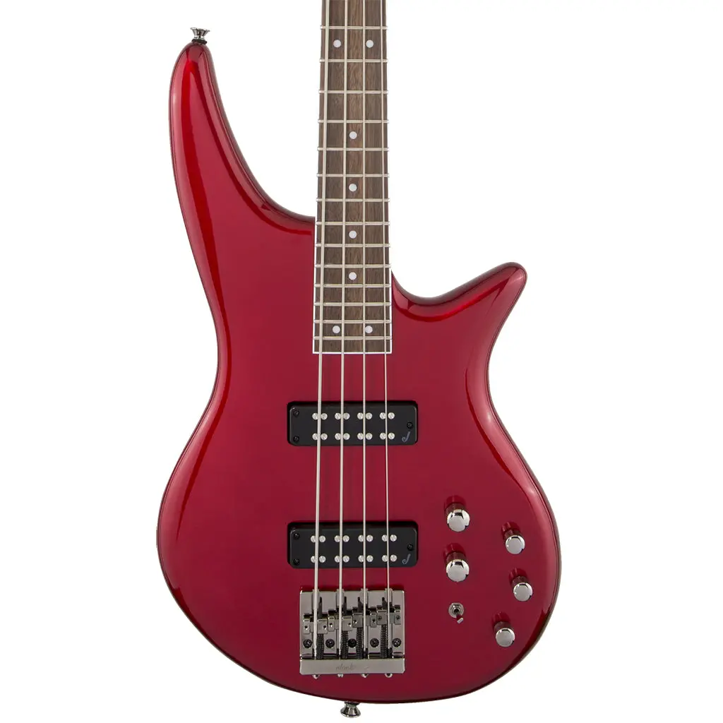 Jackson Js Series Spectra Js3 Bass Guitar - Metallic Red, Laurel Fingerboard 1
