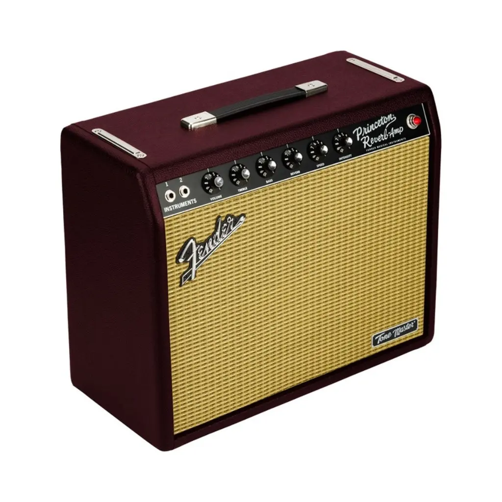 Fender Tone Master Princeton Reverb 1X10-Inch 12-Watt Combo Amp - Bordeaux/Wheat 1