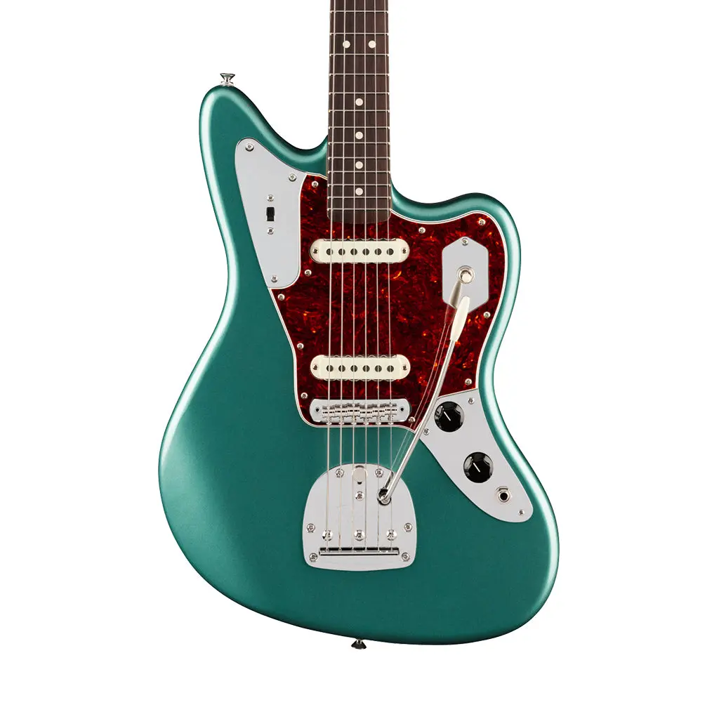 Fender American Professional Classic Jaguar - Faded Sherwood Green Metallic, Rosewood Fingerboard 1
