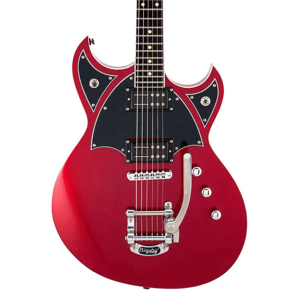 Reverend Reeves Gabrels Spacehawk Guitar - Metallic Red 1