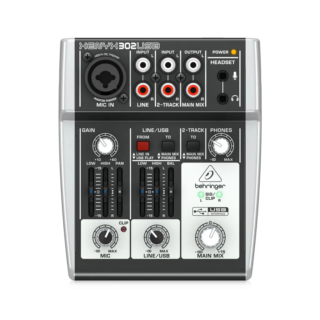 Behringer Xenyx 302Usb Mixer 1