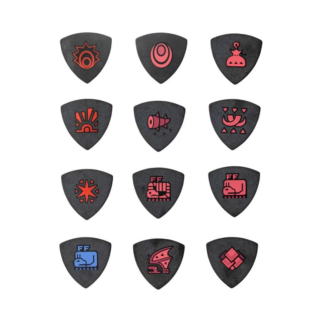Fender 346 Shape Monster Hunter Collaboration Picks - Rathalos 1