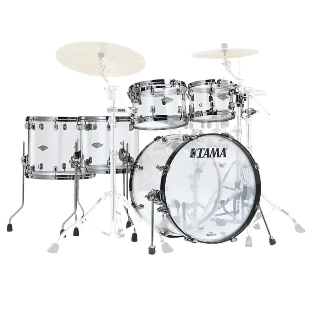 Tama 50Th Anniversary Limited Starclassic Mirage 5-Piece Shell Pack With 22" Bass Drum - Crystal Ice 1