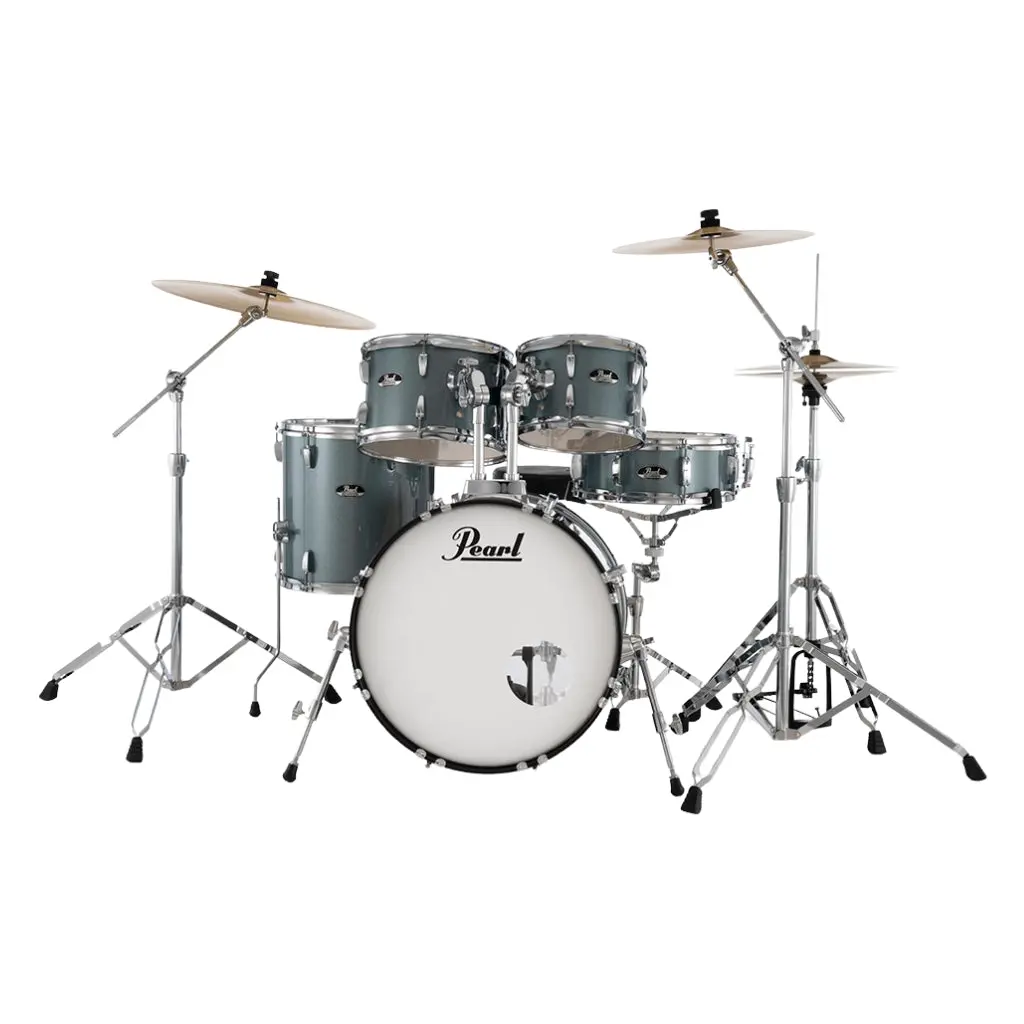 Pearl Roadshow-Plus 5Pc 20" With Brd-1 Cymbals Drum Package - Charcoal Metallic 2