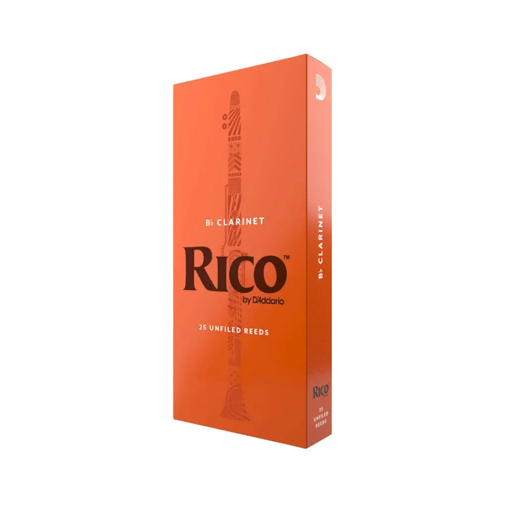 Rico By D'addario Bb Clarinet Reeds, Strength 2.0 - 25 Pack 1