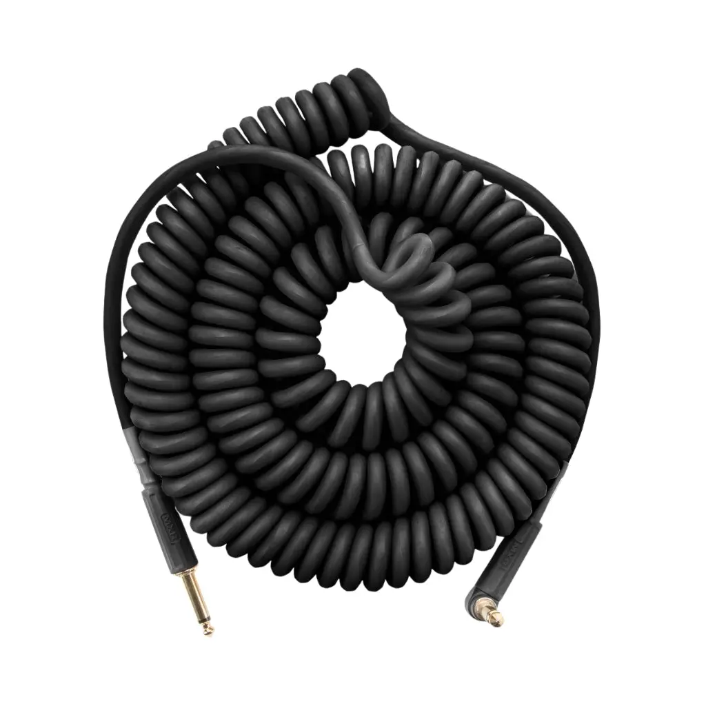 Mxr 30Ft Black Coil Instrument Cable - Right/Straight 1