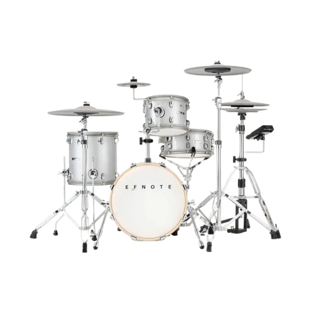 Efnote Est-5 Electronic Drum Kit - White Sparkle 1